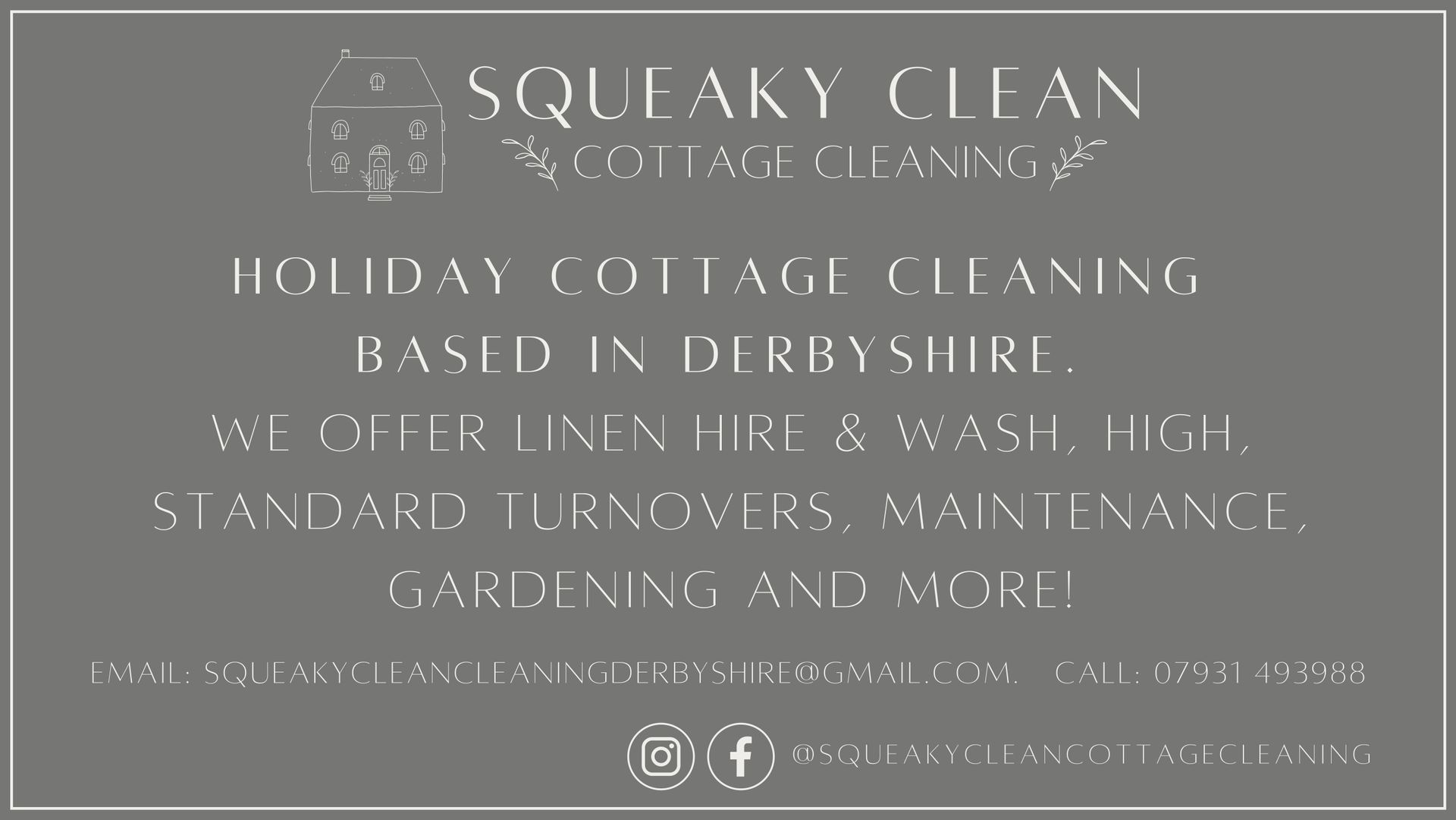 Cottage Cleaning and Holiday Home Cleaning in Derbyshire