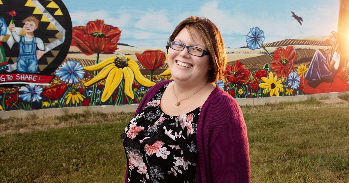 Jennifer Young, Vision Credit Union Vegreville branch's Senior Member Services Representative.