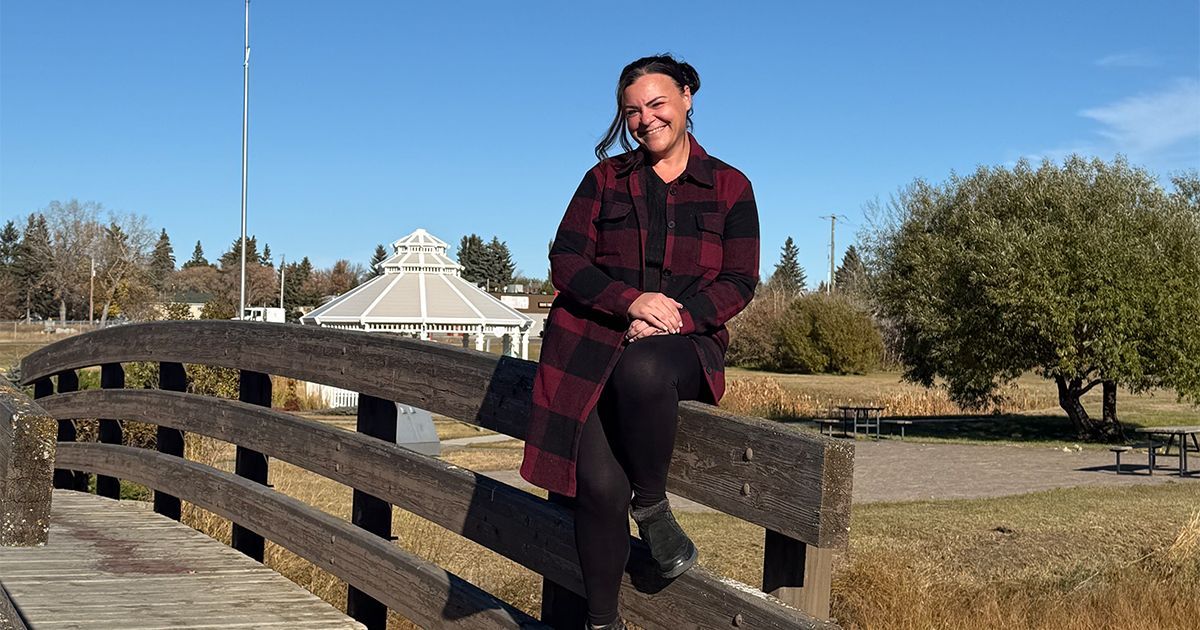 Ariel Haubrich, Vision board member and community leader in Wainwright.