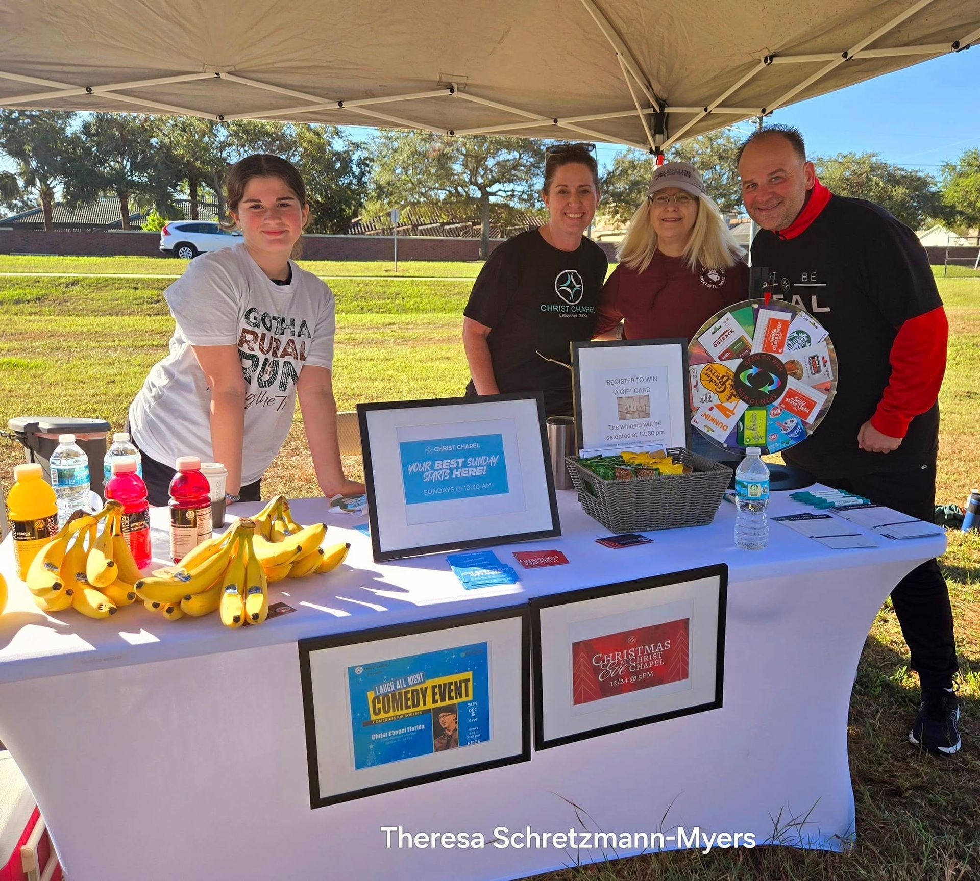 Christ Chapel, headed by Pastor Rob Miraglia and Family was at the Gotha Rural 5K Run