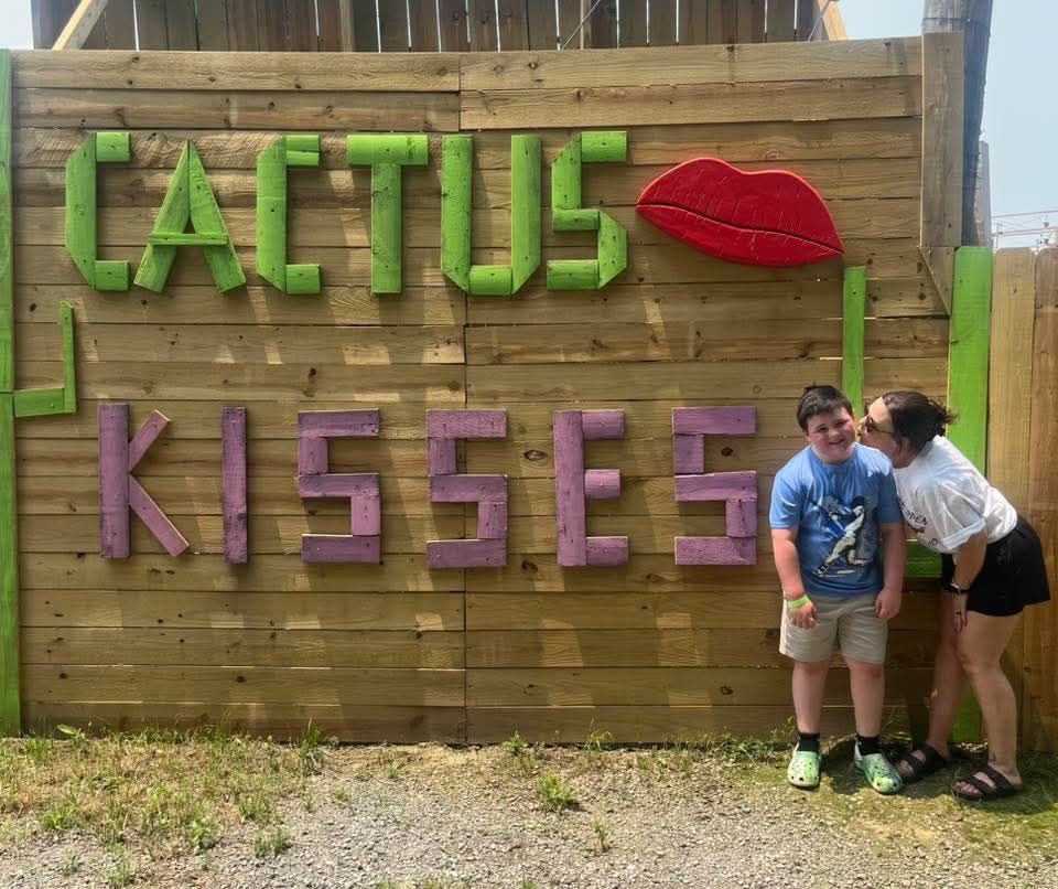 Cactus Kisses Photo at the Pumpkin Patch.