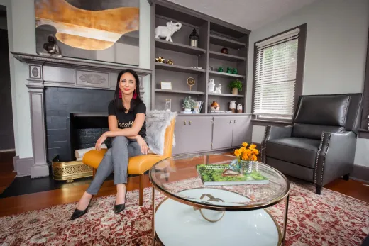 Barbara Sitting in the Couch — Lexington, KY — Cognitive Therapy and Mindfulness Practices