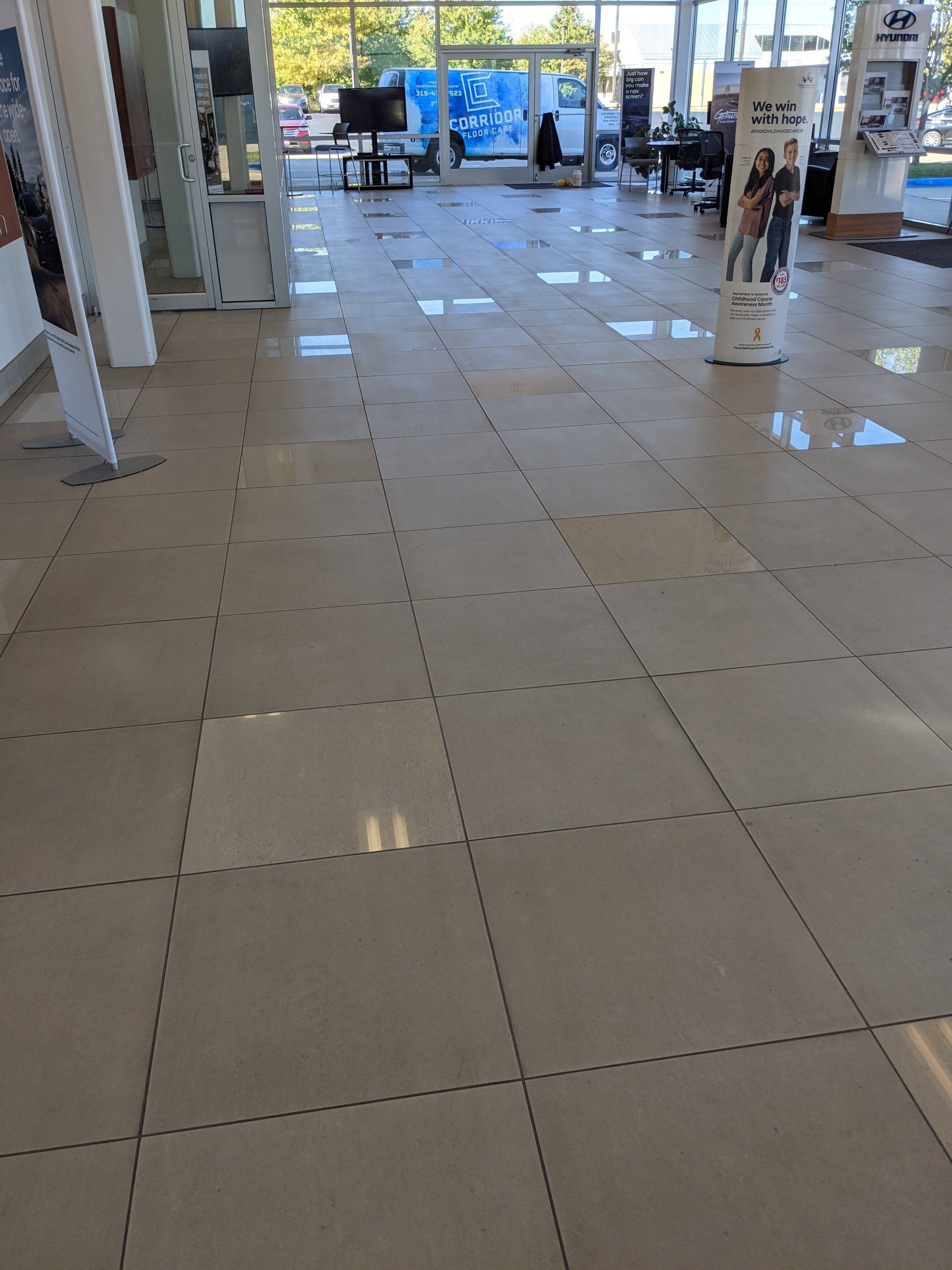 Tile & Grout Cleaning — Homestead, IA — Corridor Floor Care