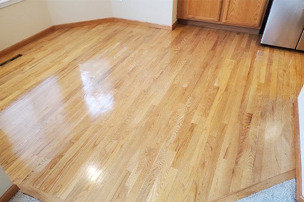Hardwood Polished Floor — Homestead, IA — Corridor Floor Care