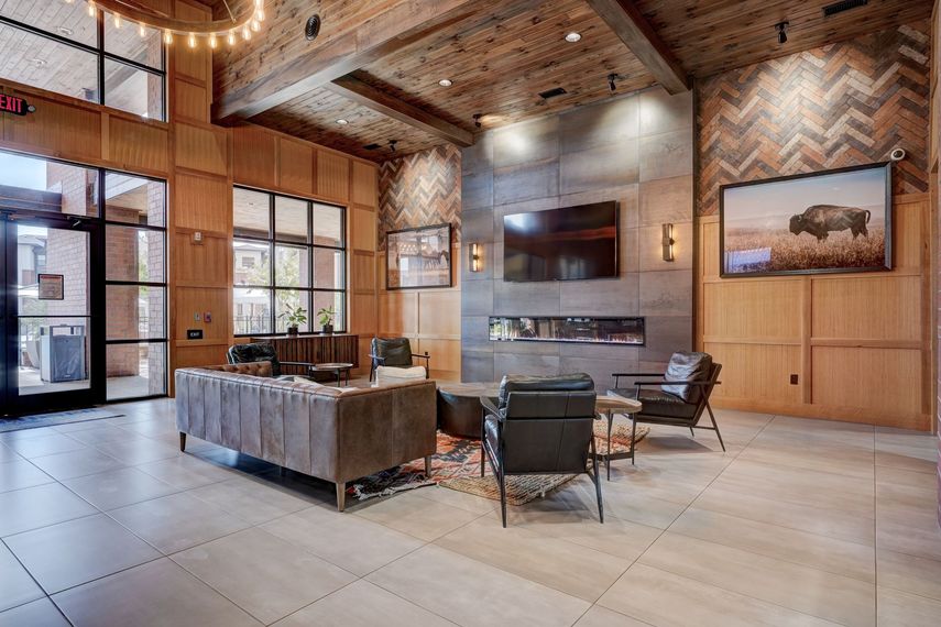 interior community amenity room.