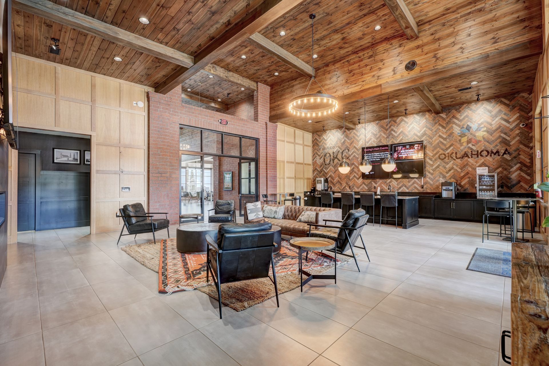 interior community amenity room.