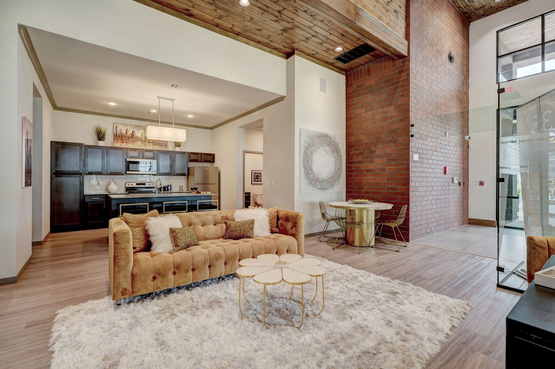 interior community amenity room.