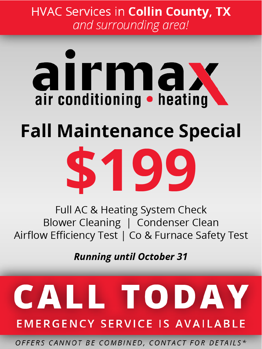 hvac promotion offer discount collin county