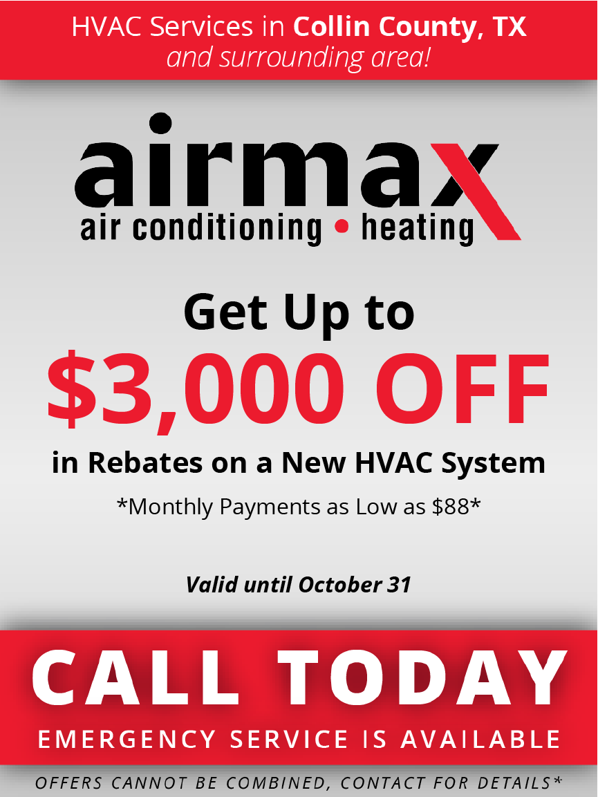 hvac promotion offer discount collin county