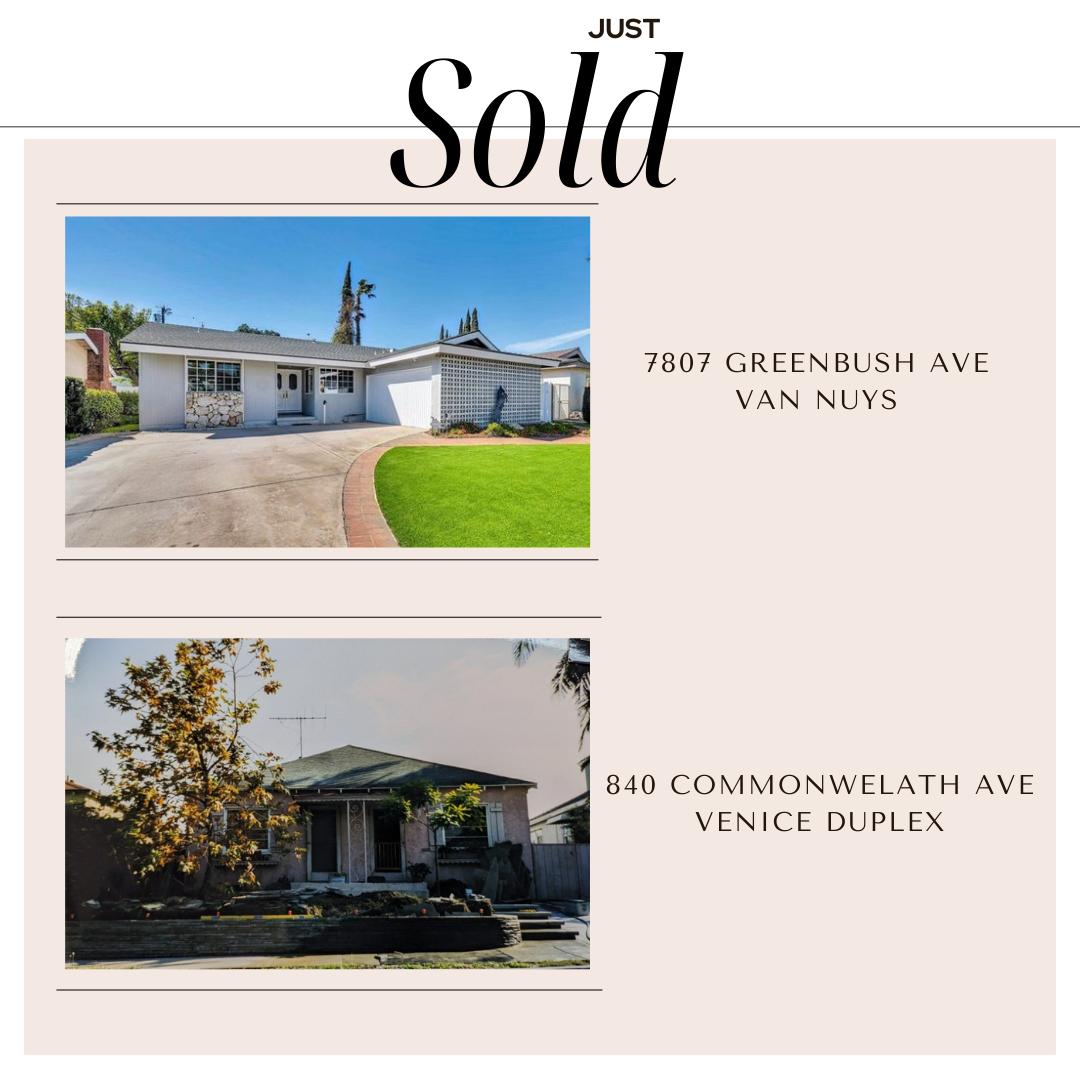 Just Sold: 7807 Greenbush Ave & 840 Commonwealth Ave | Discover Lisa Kirshner Properties' top realtors in Santa Monica, CA