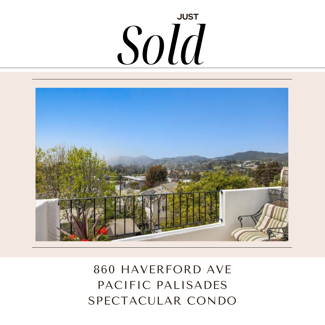 860 Haverford Ave, Pacific Palisades Just Sold Image - Find Best Realtors in Santa Monica, CA with Lisa Kirshner Properties