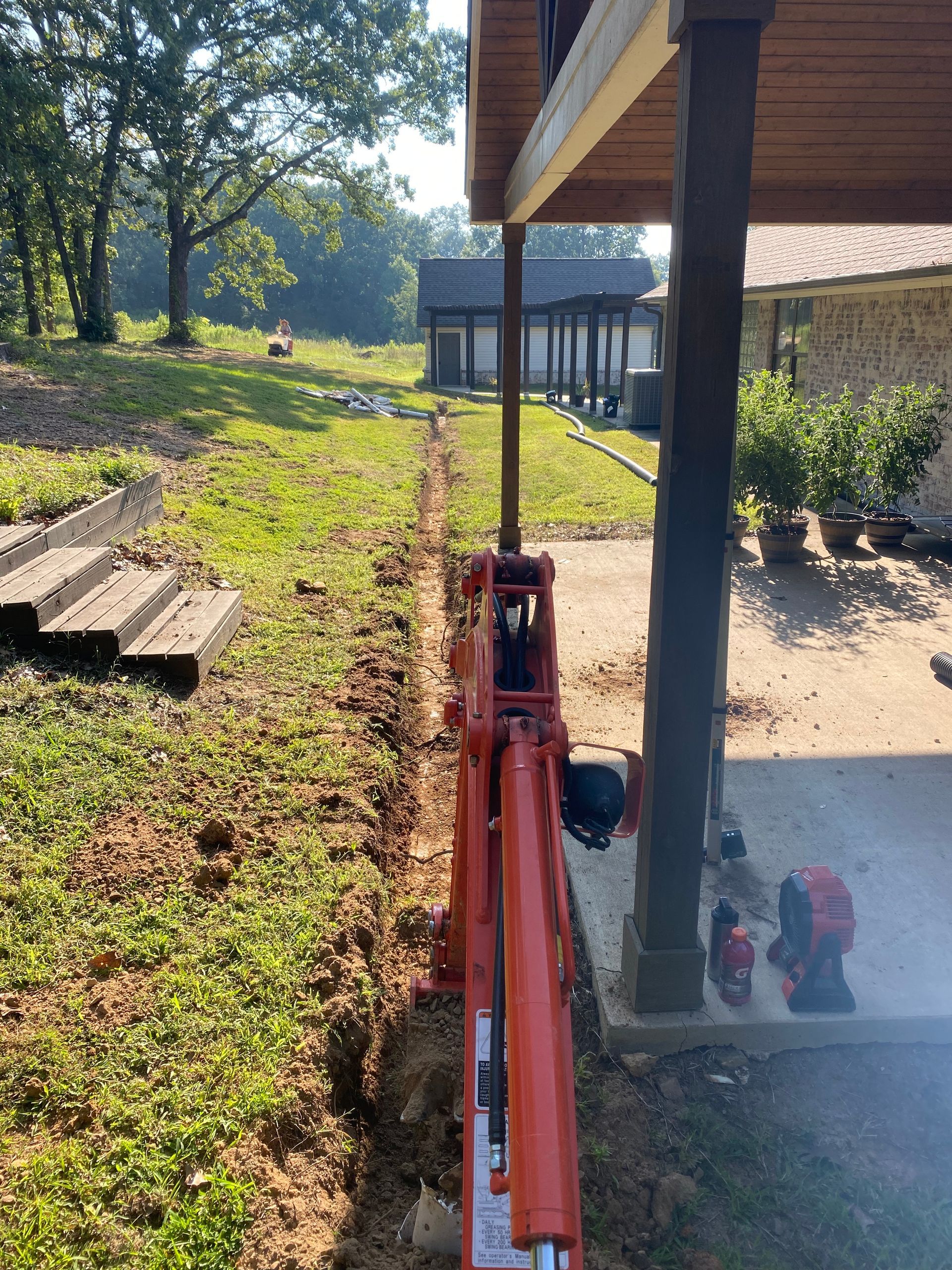 digging of french drain