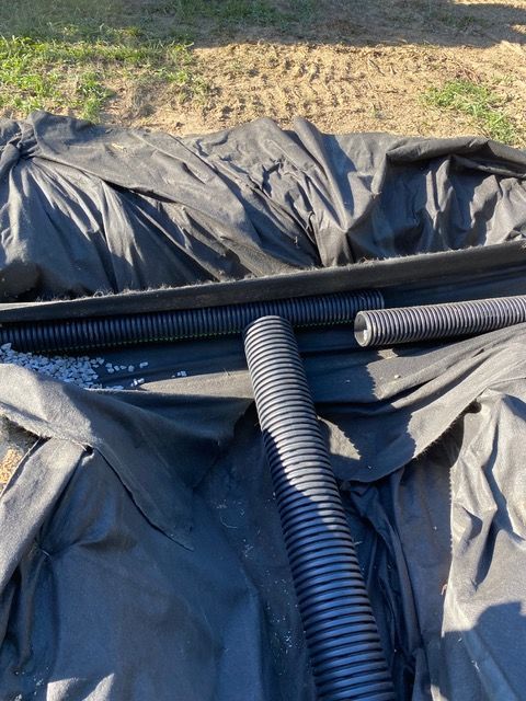 a bunch of pipes for new drainage solutions.