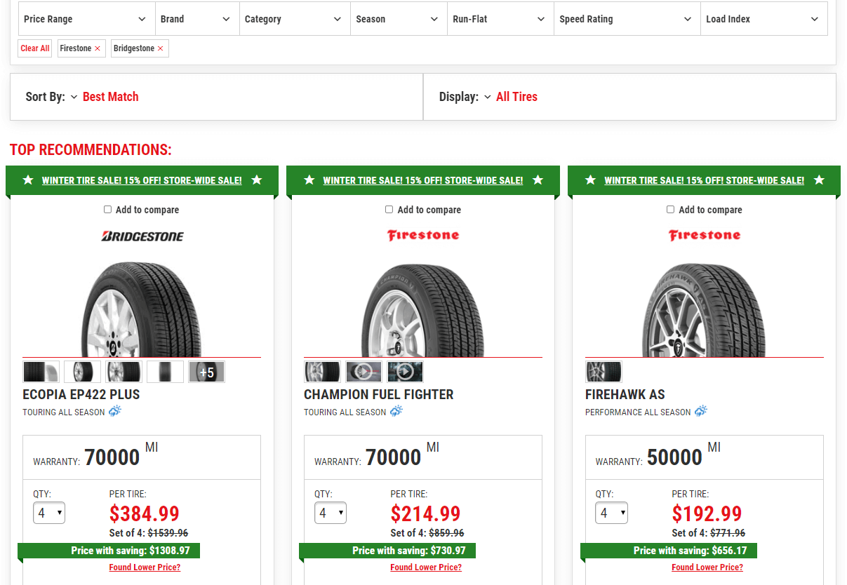 Coupons & Tire Rebates
