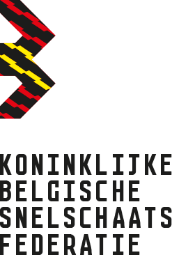 logo koninklijke belgische snelschaats federatie