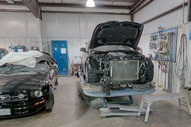 Repairing a car — Saint Charles, MO — Rick's Auto Body