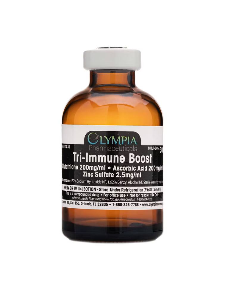 Brown glass vial labeled 