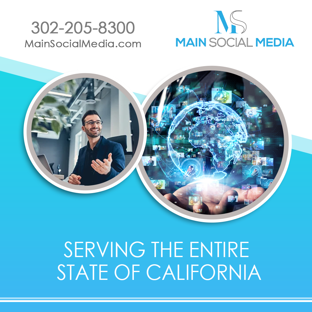 Photo of Main Social Media, a web design company that serves California