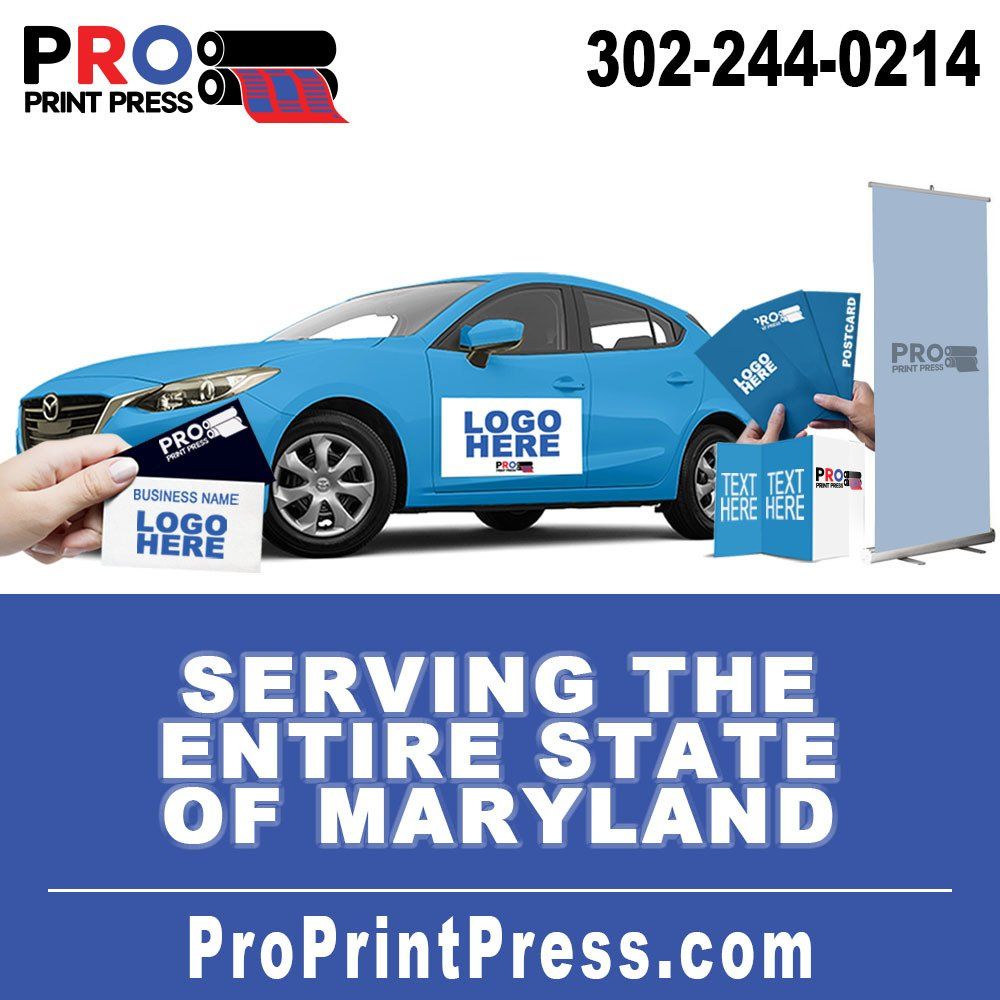 Photo of Pro Print Press, a printing company that serves Maryland and in surrounding areas