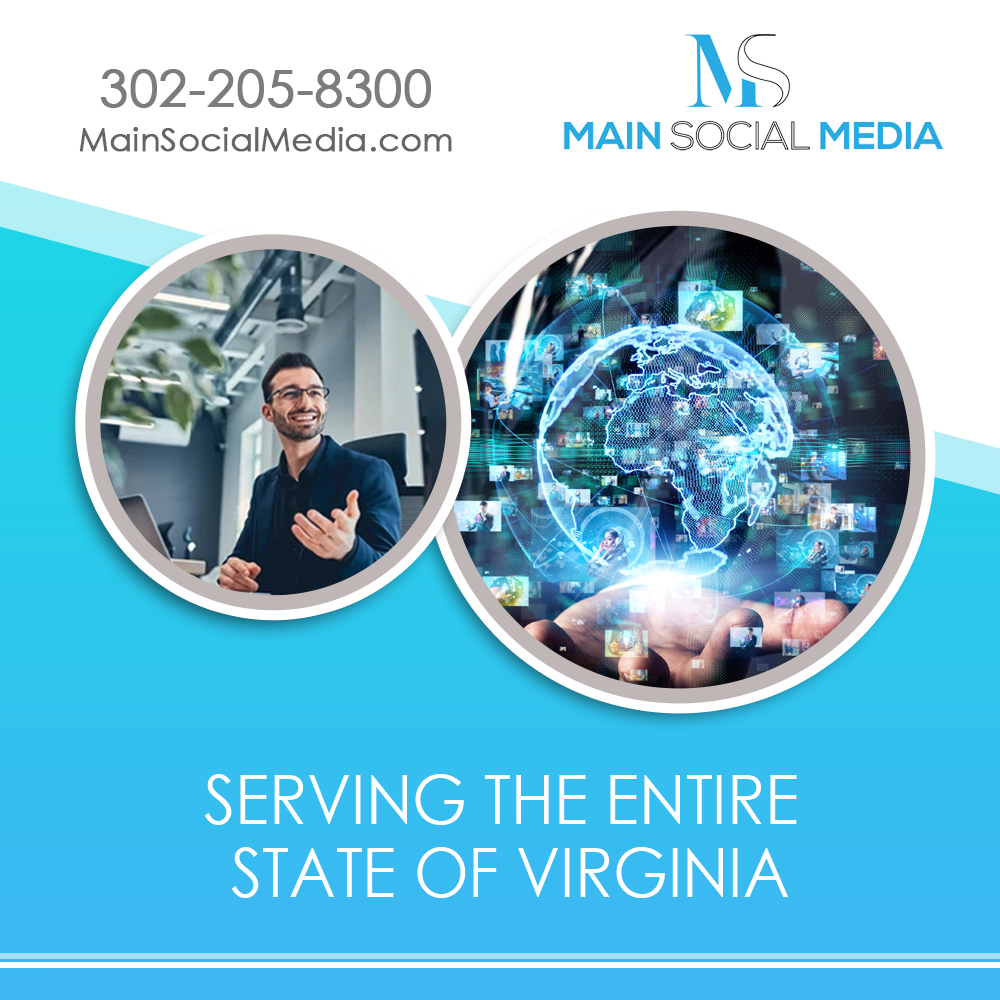 Photo of Main Social Media, a web design company that serves Virginia and in surrounding areas