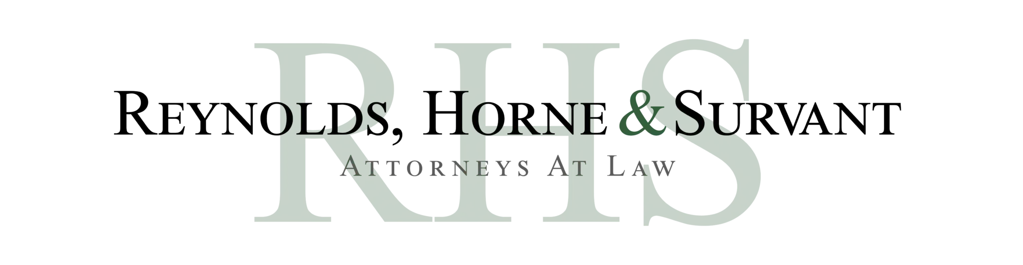 Logo of Reynolds, Horne & Survant Attorneys at law