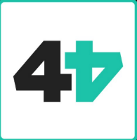 Logo of 4OVER4.COM Inc - Printing Company in New York