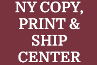 Logo of NY Copy Print & Ship Center - Printing Company in New York