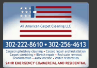 Logo of All American Carpet Cleaning - Floor Cleaning Company in Delaware