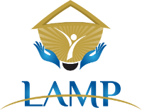 Logo of Lowndes Associated Ministries to People Inc (LAMP) a church and ministry serving Valdosta Georgia