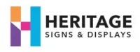 Logo of Heritage Printing, Signs & Displays - Printing Company in Washington DC