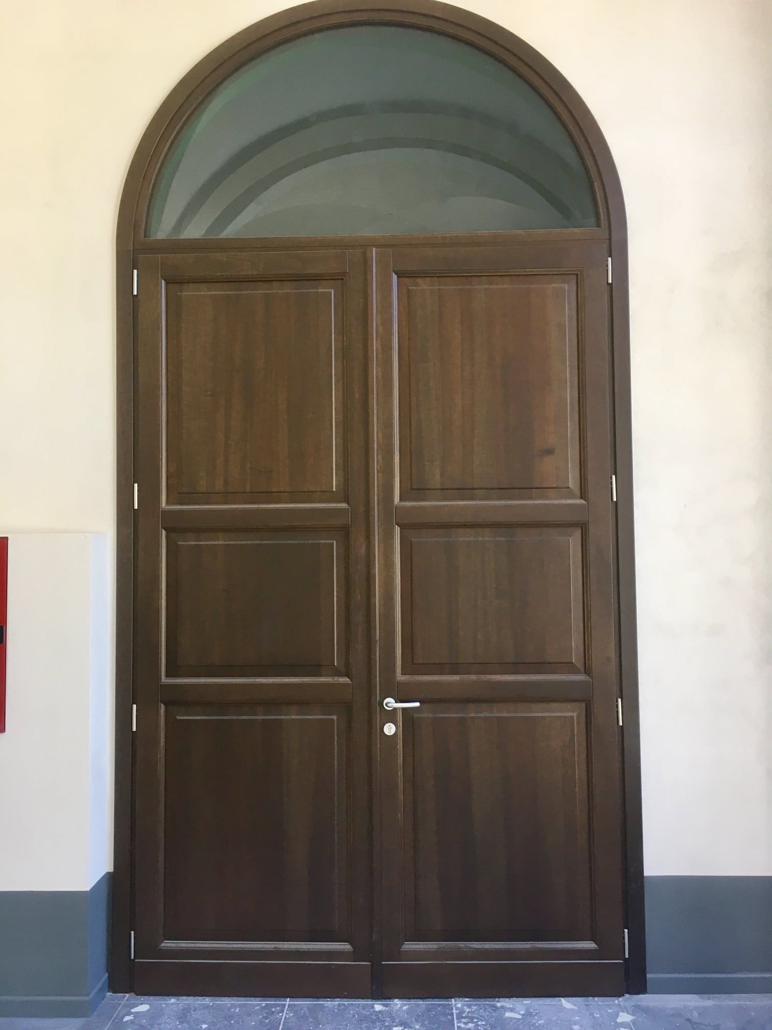 portoncino con vetro