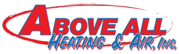 A logo for above all heating and air inc.