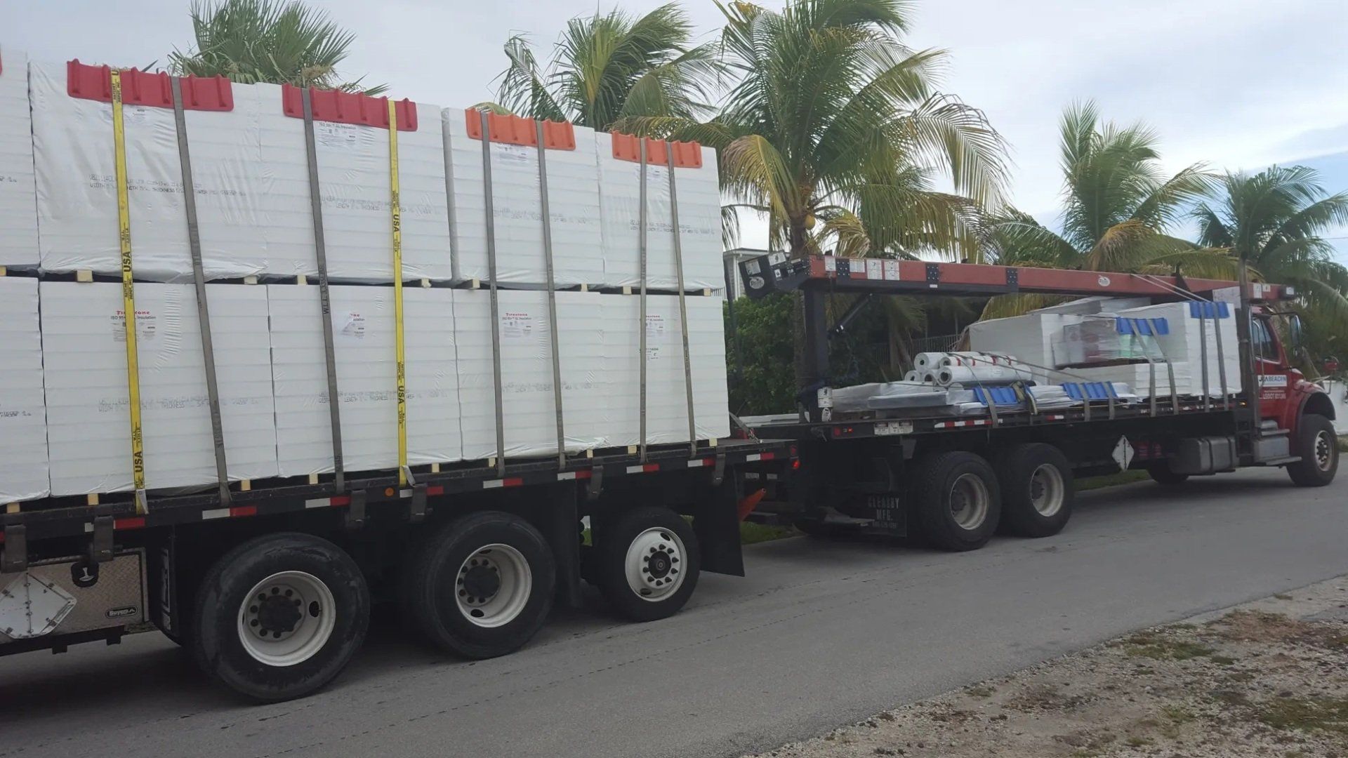 Truck Load of Metal Shingles— Key West, FL — Keys All Area Roofing & Construction