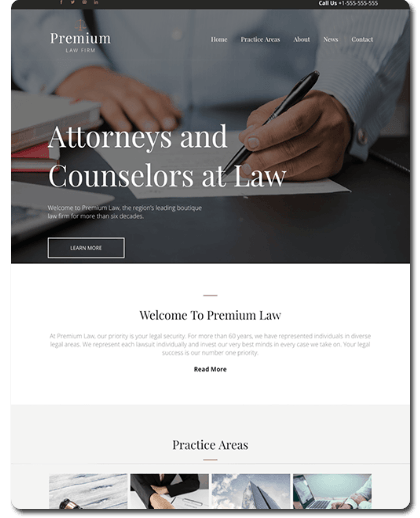 Lawyer Solicitor Website