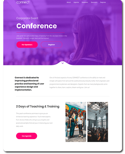 Conference Event Website