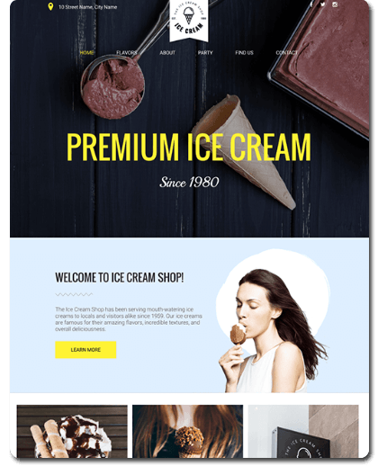 Ice-Cream Website