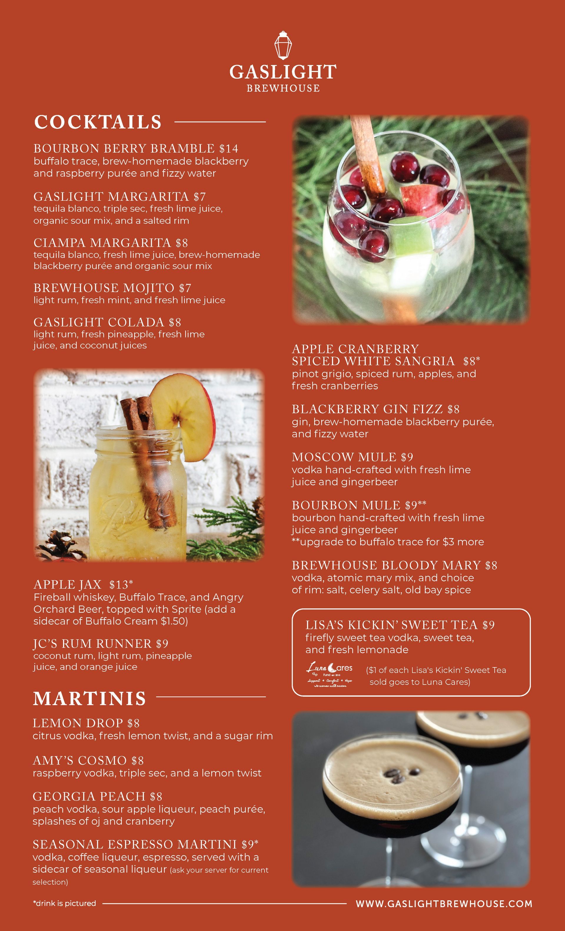 drink menu page 1
