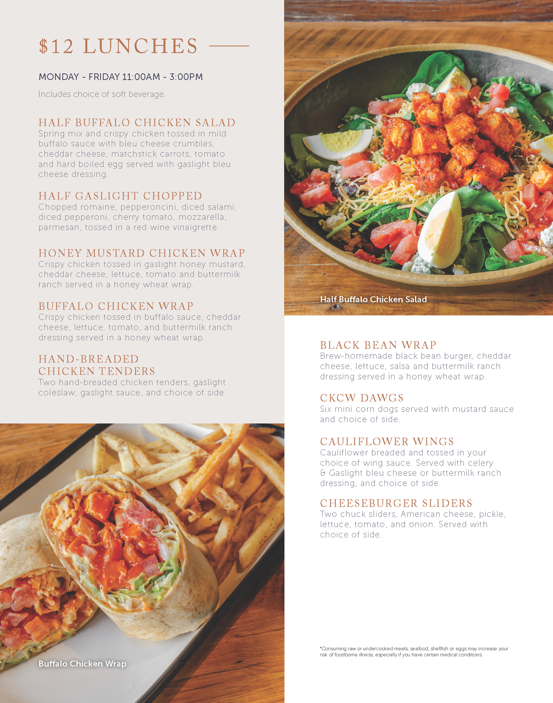 daily lunch specials