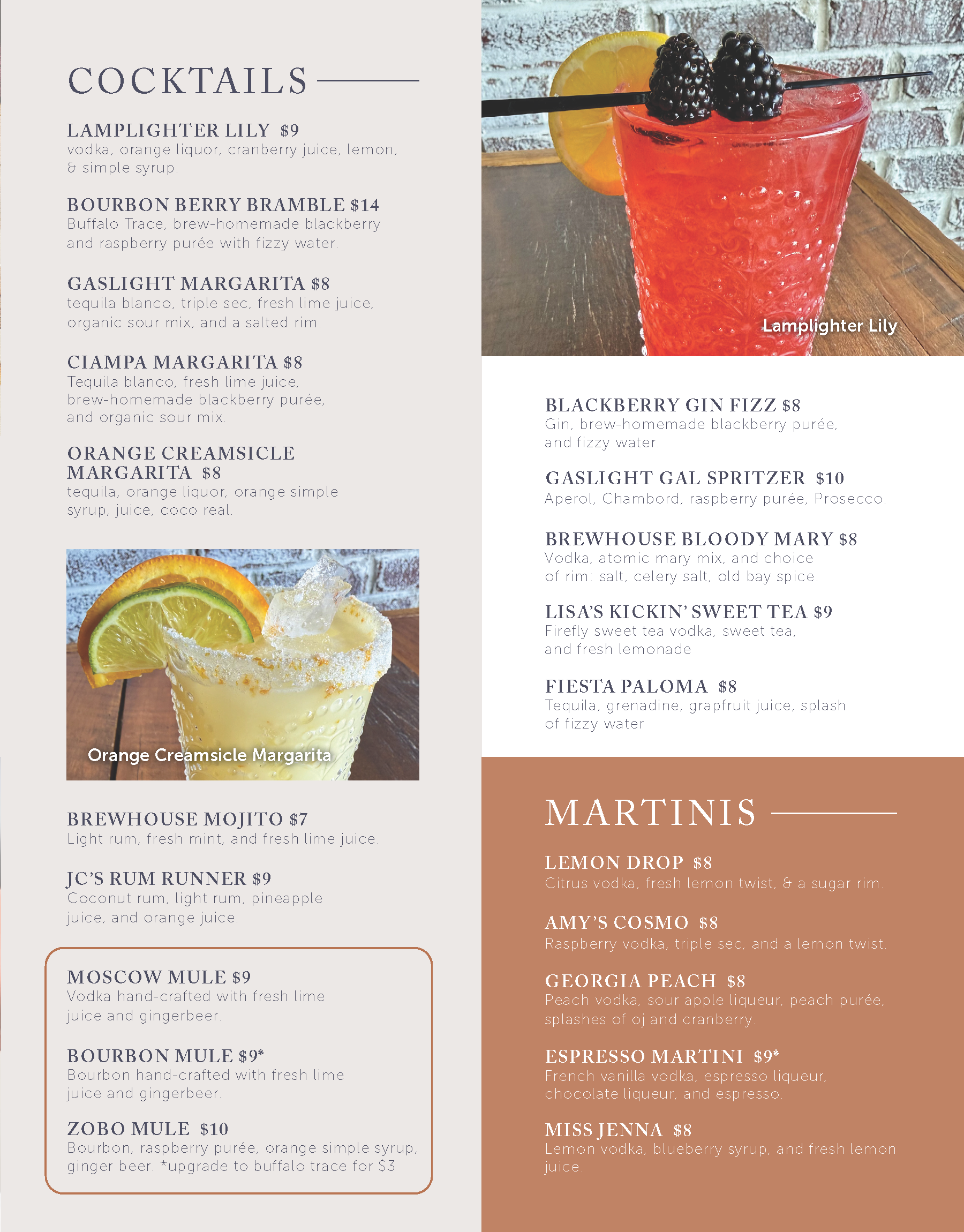 drink menu page 1