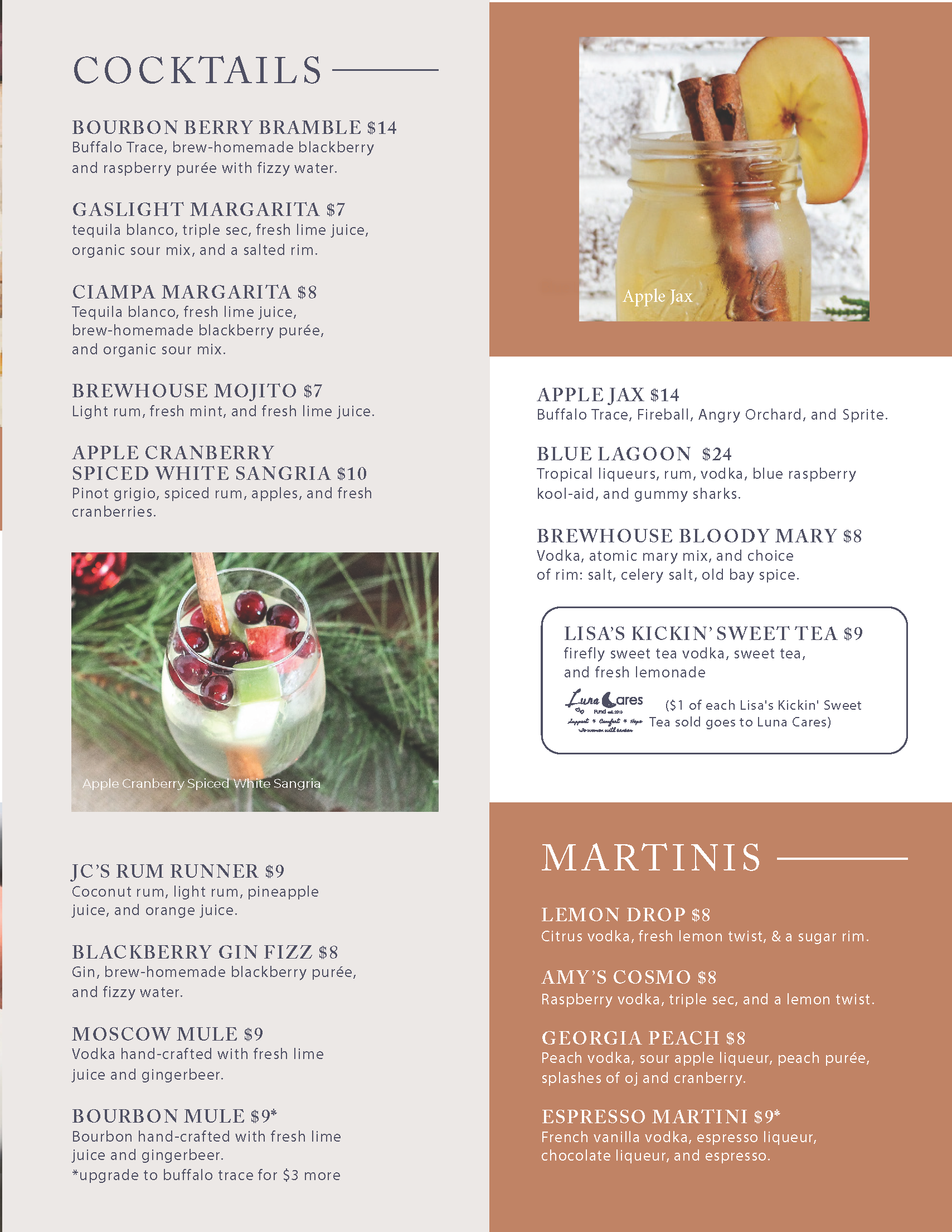 drink menu page 1