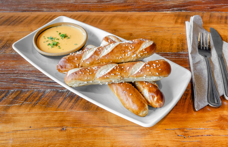 pretzel stick appetizer