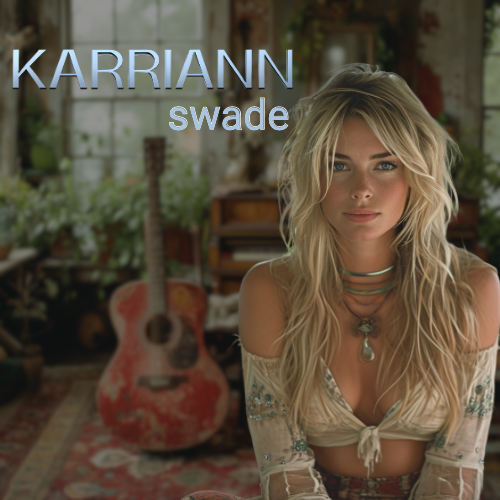 a woman is on the cover of a karriann swade album