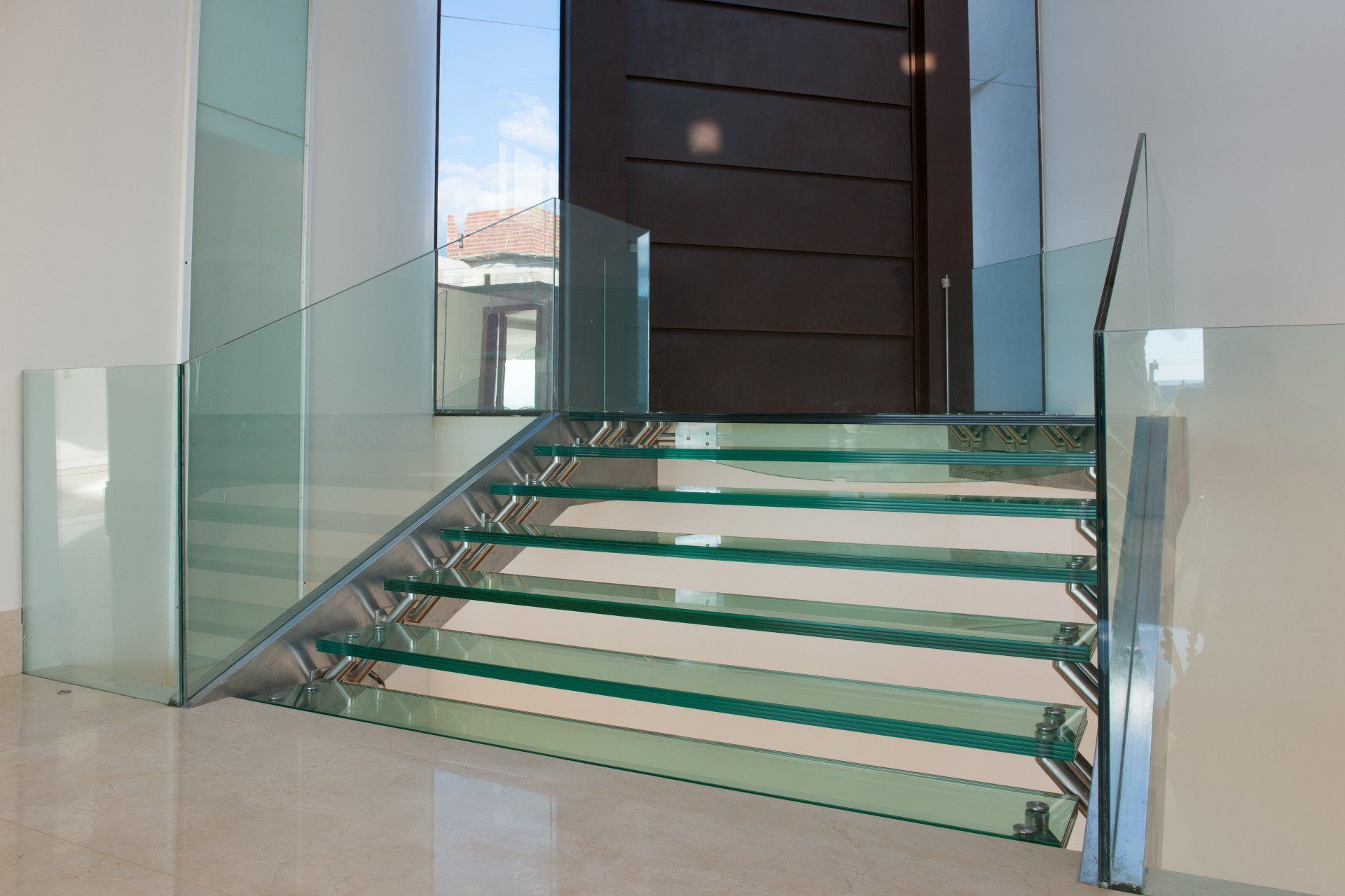 Manutenção em Corrimão e Escadas de Vidro - RJ Portas de Vidro Blindex