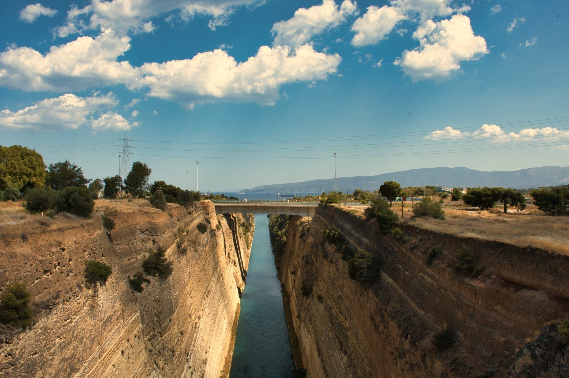 Kanal von Korinth, Griechenland