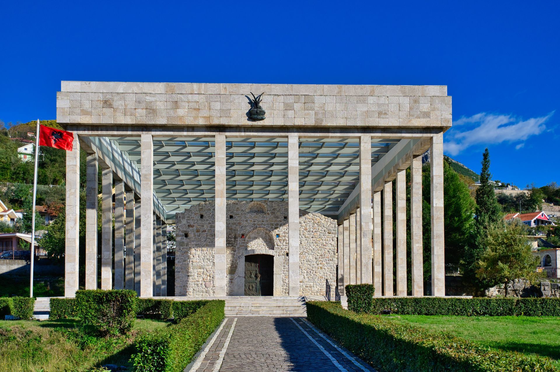 Gedenkstätte für den Nationalhelden Skanderbeg