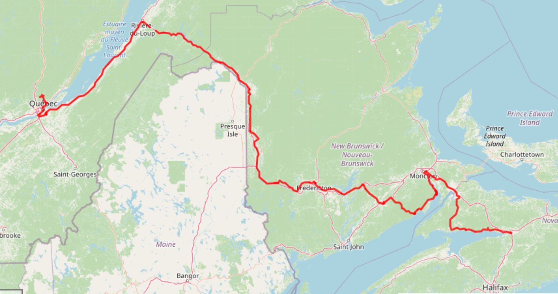 Reiseroute Reiseroute