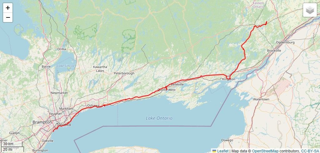 Reiseroute
