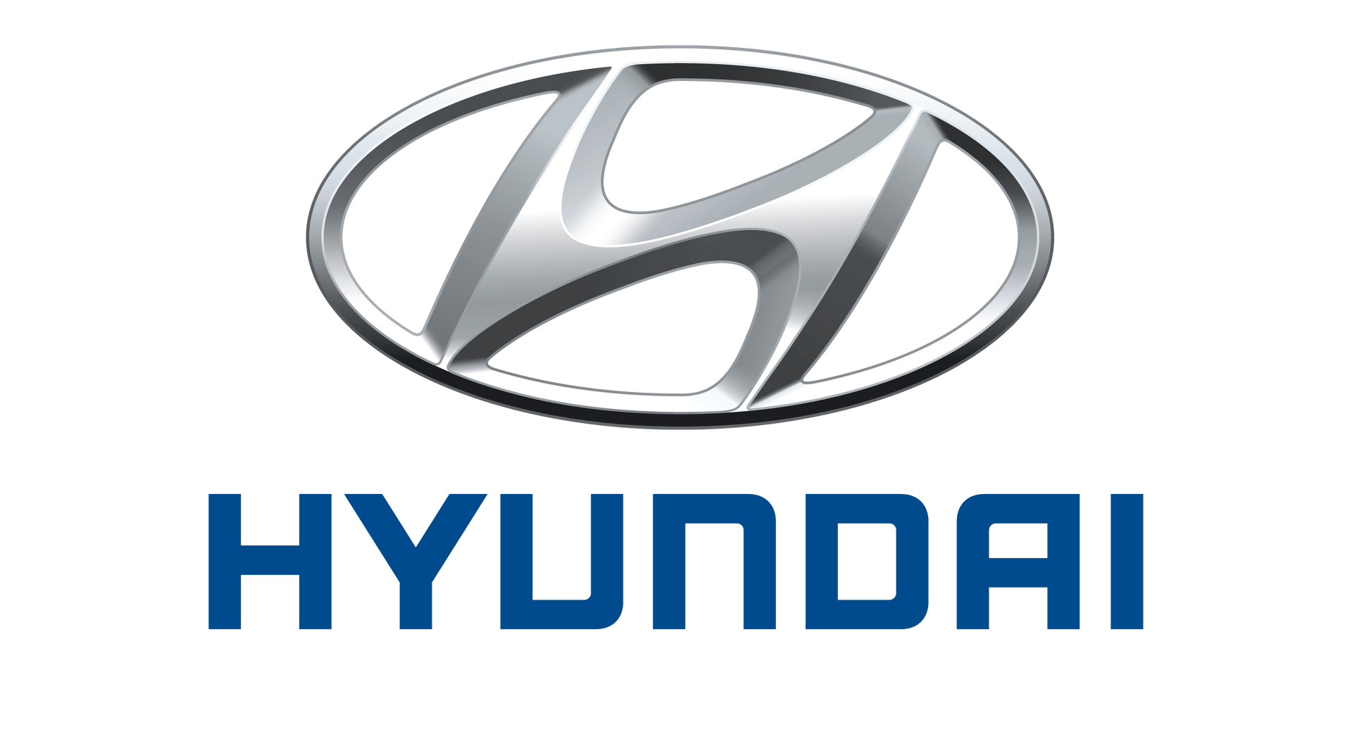 The hyundai logo is on a white background.