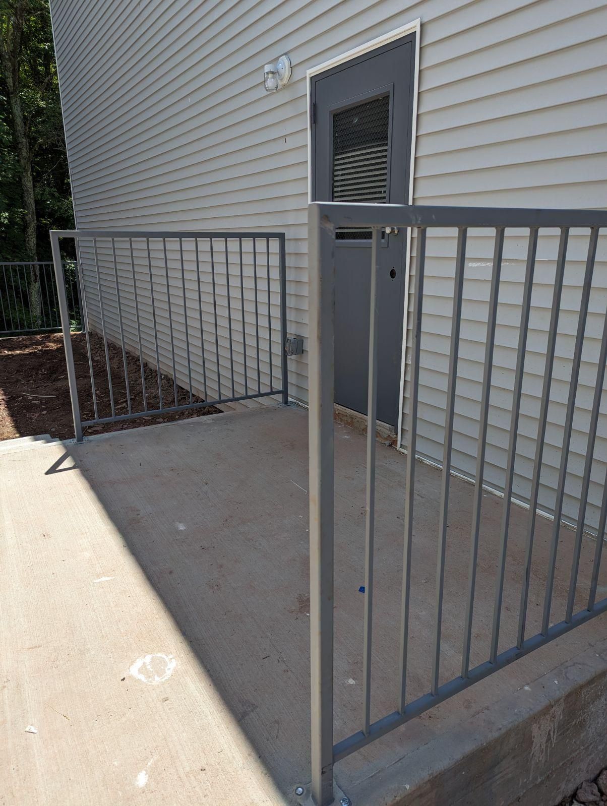 Newly installed iron fence - Liberty, NY — Liberty Iron Works