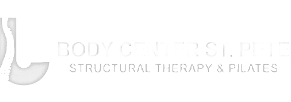 A logo for a body center for structural therapy and pilates.